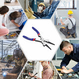 WORKPRO 8" Welding Pliers, Multi-Functional CR-V Steel Welding Pliers for Welding, Electrical, Mechanical, Workshop and Home Use WORKPRO