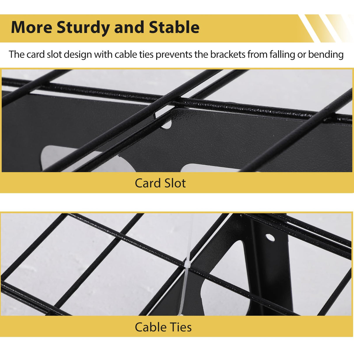 GarveeTech 2-Pack 1x6 ft Garage Wall Shelving Heavy Duty Wall Shelves Garage Storage Racks Wall Mounted Garage Shelves Floating Shelves, 600 LBS Load Capacity GarveeTech