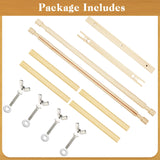 Needlepoint Embroidery Tapestry Scroll Frame Cross Stitch Frame Wooden Needlepoint Stretcher Wood Needlework Quilting Hoop Stand Stitching Holder Tool for Sewing, 12 x 21 Inch Yookeer