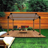 30° Slanted Pergola Kit for 4" x 4" Wood Pergola, DIY Wood Roof Pergola Brackets Kit, for Gazebo, Pergolas, Gardens, Wood Stand Sheds, Metal Gazebo Kits - with Screws Riyhch