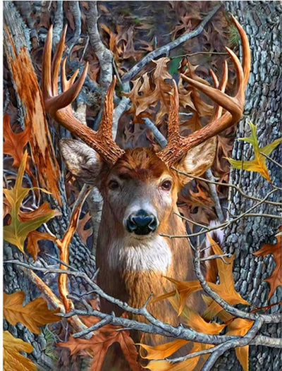 MMAHD 5D Diamond Painting Kit, Enchanted Waterfall Garden with Blue Butterflies, Full Drill Crystal Rhinestone Embroidery Art, Nature Scene (Animal)