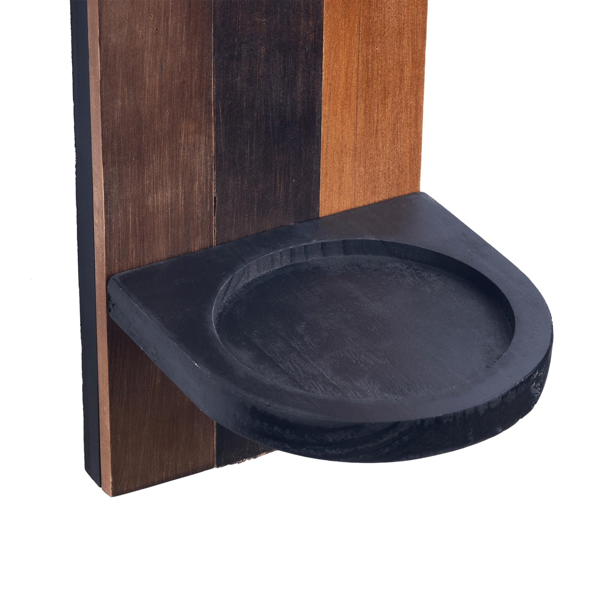 AimtoHome Wall Sconce Candle Holder Wall Mounted Wood Candle Holders for Home Decoration Wall Mounted Decorative Candle Holder, Set of 2 AimtoHome