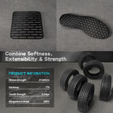 MAGIFLEX Rubber-Like Flexible Resin for 3D Printer, 405nm Fast UV-Curing Flexible Resin, High Extensibility & Flexbility & Rapid Photopolymer for 14K Capable LCD/DLP/SLA 3D Printing (1000g） (Black) Magiflex