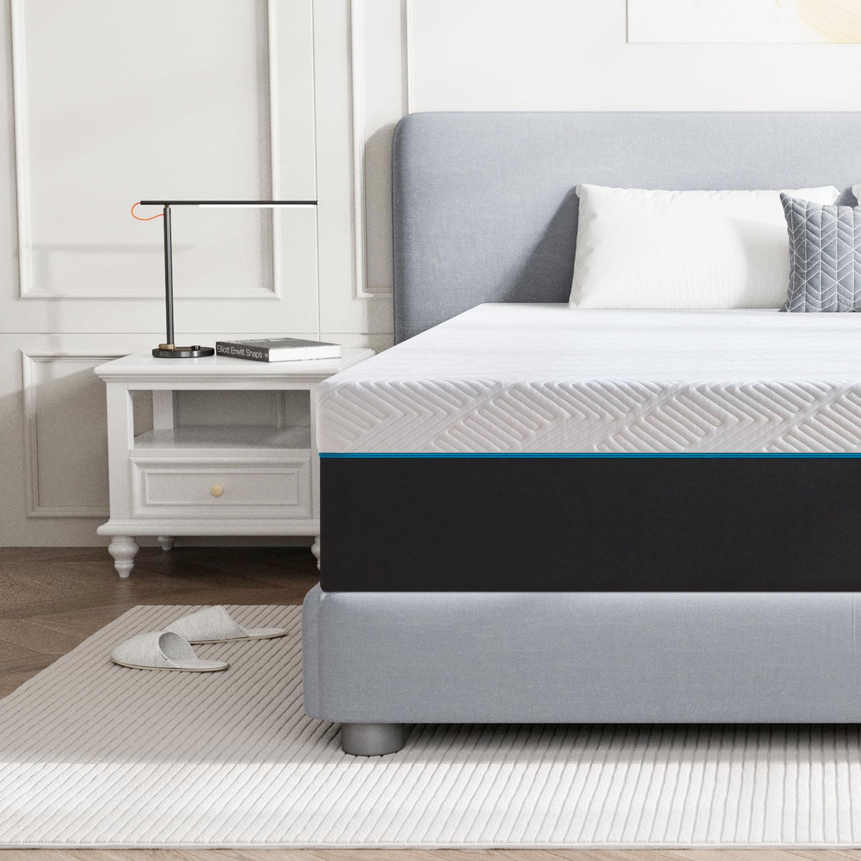 10 Inch Full Size Cooling Memory Foam Mattress - Medium Firm Gel-Infused for Pressure Relief & Cool Sleep, Breathable Comfort in a Box (54''W x 75''L) Generic