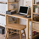 MUJI 18499441 Folding Pine Wood Table, (W x D x H): 31.5 x 19.7 x 27.6 inches (80 x 50 MUJI