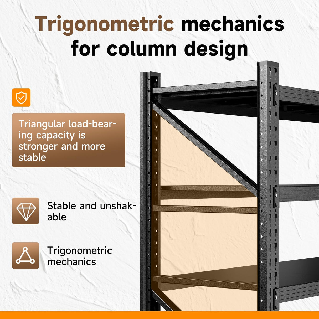 ZAOUS 5000LBS Metal Garage Shelving Unit 71" W Storage Shelves Heavy Duty 4 Tier Adjustable Garage Storage Racks Industrial Shelving Utility Rack Shelf for Warehouse/Basement 71" Wx24 Dx70 H ZAOUS