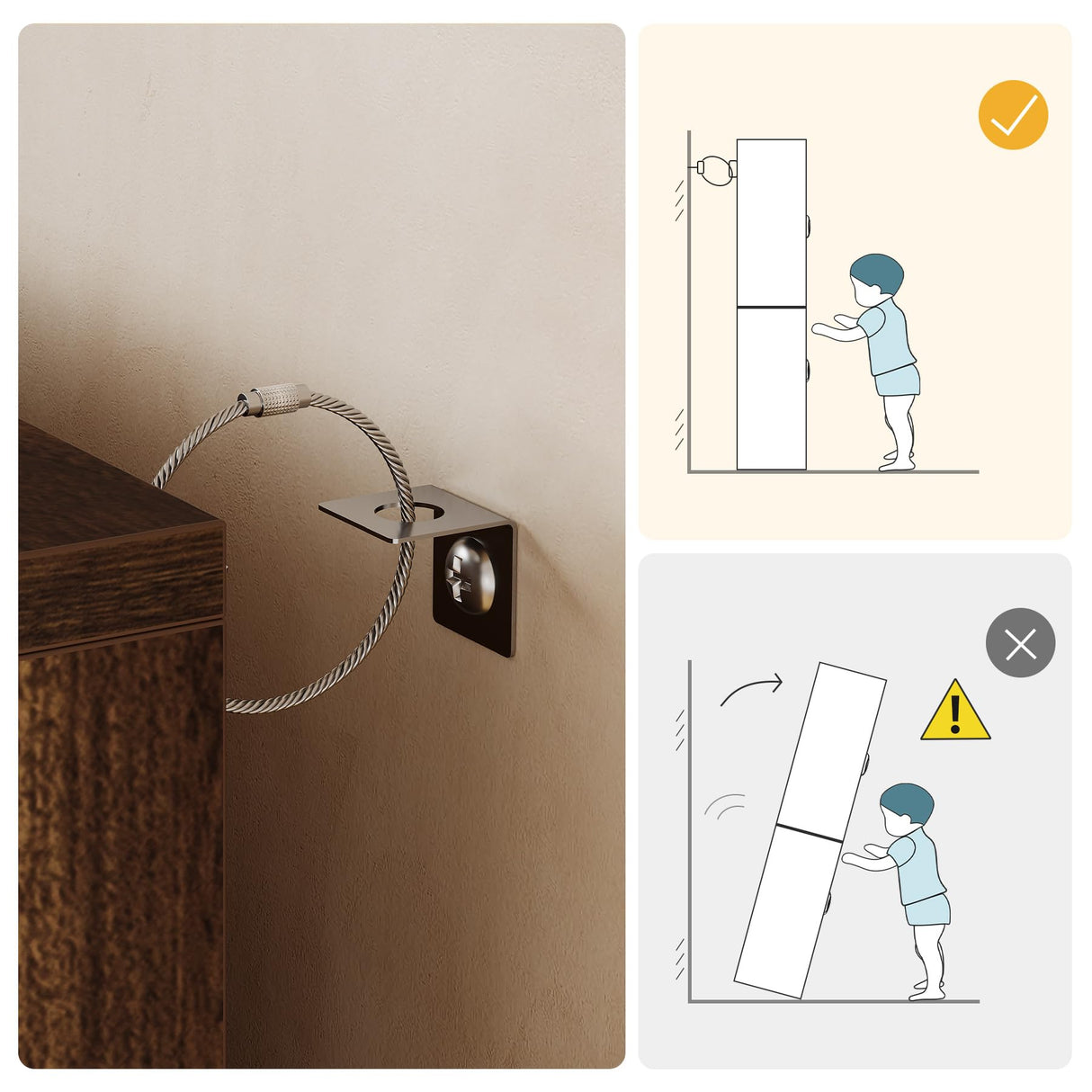 Tribesigns 69" Tall Kitchen Pantry Cabinet, Farmhouse Pantry Kitchen Cabinet with 4 Doors and 4 Adjustable Shelves, Rustic Wood Cupboard for Kitchen, Dining Room, Living Room Tribesigns