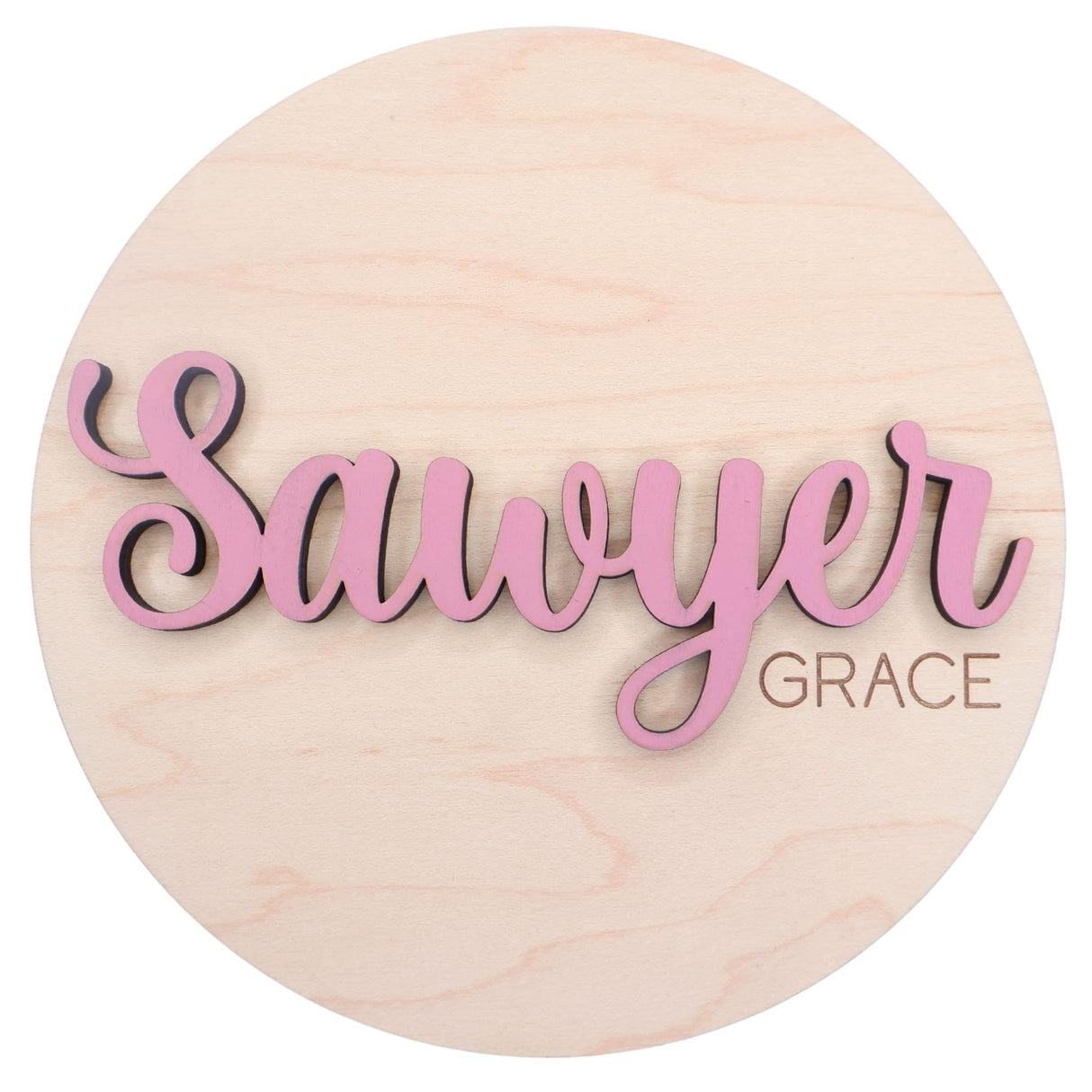 Personalized 3D Baby Name Announcement, Custom Newborn Baby Name Hospital Photo Prop, 30 Colors, Custom Welcome New Baby Name Sign For Hospital Obsidian Home Creations