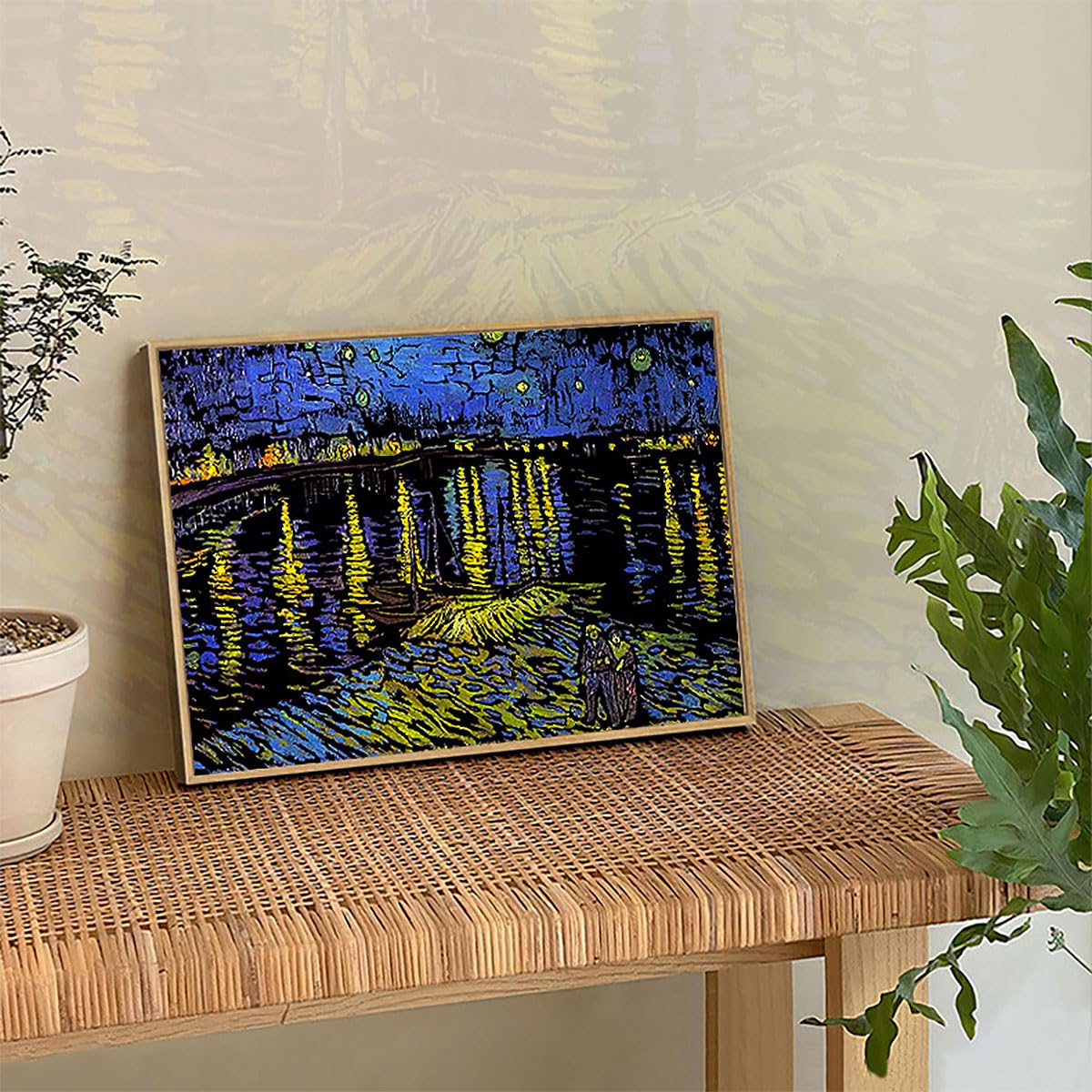 Scratch Art Rainbow Painting Paper, 4 Pcs Vincent Van Gogh Engraving Art & Craft Set, DIY Sketch Card Scratchboard for Kids & Adults, Cafe Terrace at Night, Sunflowers, Starry Night Over the Rhone(VG) VTEAS