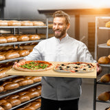 Caprihom Extra Large Pizza Stone 22 Inch, Rectangular Pizza Grilling/Baking Stone 22" x 14", Industrial Commercial Oven Stone, Ideal for Grilling Baking Several Pizzas Bread - Includes Scaper Caprihom