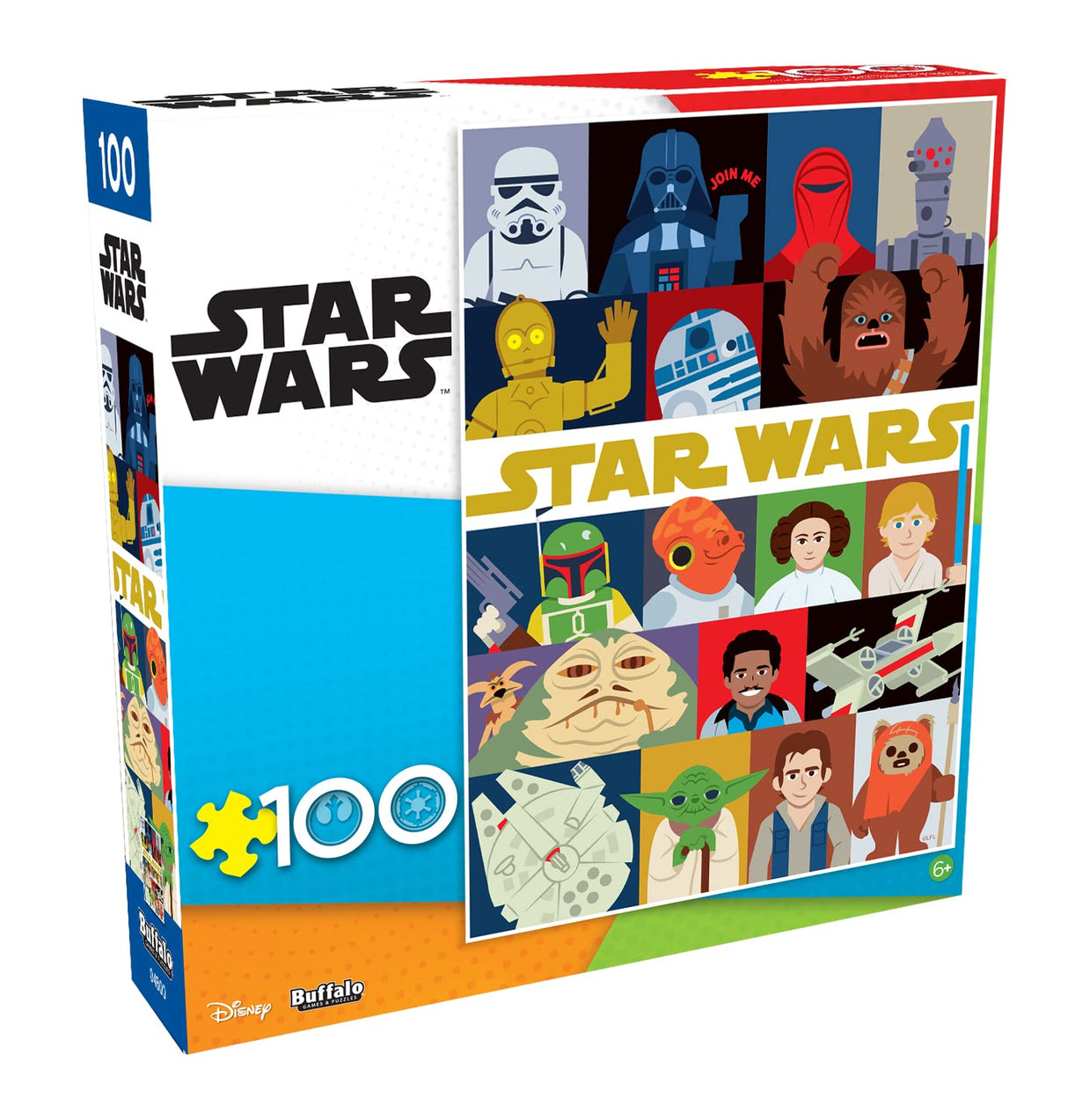 Buffalo Games - Star Wars - Join Me - 100 Piece Jigsaw Puzzle for Families -Challenging Puzzle Perfect for Game Nights - Finished Size is 15.00 x 11.00 Buffalo Games