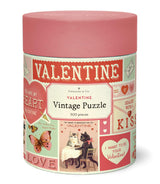 Cavallini Papers & Co. Vintage Valentine 500 Piece Puzzle Cavallini