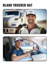 PJPSAA 5 Pcs Sublimation Blank Trucker Hats Bulk Mesh Baseball Cap Polyester Mesh Trucker Hat Adjustable Buckle for Men Women Multicolor PJPSAA