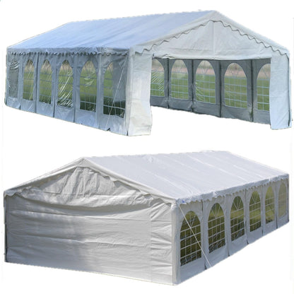 Delta 40'x20' Budget PE Tents for Parties, Outdoor Canopy Carpas para Fiestas, Wedding Party Event Shelter with Waterproof Top & Removable Sidewalls for Patio Outdoor Garden Events - WoodArtSupply