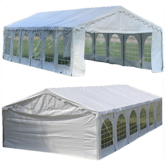 Delta 40'x20' Budget PE Tents for Parties, Outdoor Canopy Carpas para Fiestas, Wedding Party Event Shelter with Waterproof Top & Removable Sidewalls for Patio Outdoor Garden Events - WoodArtSupply