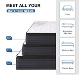 DEHIJU Queen Size Mattress, 10 Inch Hybrid Memory Foam Queen Mattress in a Box, Pressure Relief, Medium Firm, CertiPUR-US DEHIJU