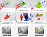 Dragonfly Paint by Numbers Kits Adults Pating Numbers Art DIY Wild Flower Weeds Paint by Numbers Artwork Beautiful Pattern on Canvas Paintwork 16x20 in Bedroom Painting Wall Art Decor Rebotipy