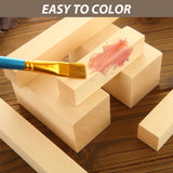 ABuff Basswood Carving Blocks 24 PCS Wood Blocks for Carving, Basswood for Wood Carving Wood, Unfinished Wood Blocks for Beginner or Expert Carvers and Whittling ABuff
