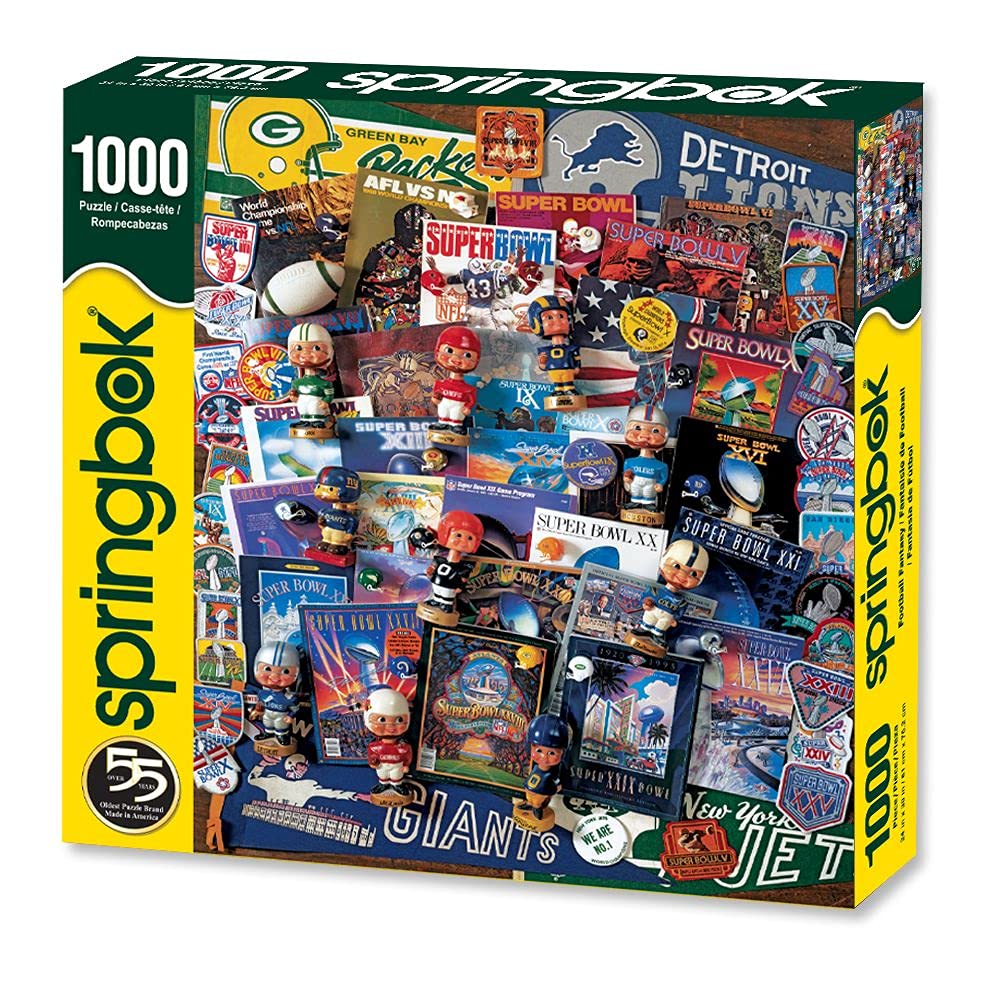 Springbok "Football Fantasy" 1000 Piece Jigsaw Puzzle Springbok