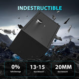 KAER 13-15 Biometric Gun Safe, Long Gun Safe for Home Rifle and Pistols with Fingerprint Lock, Ideal for AR15, Shotguns & Ammunition Storage | Unassembled Gun Cabinet for Home & Hunting Use KAER