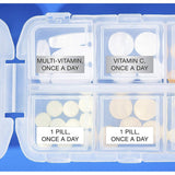 Brother P-Touch, PTM95, Monochrome, Handy Label Maker, 9 Type Styles, 8 Deco Mode Patterns, Navy Blue, Blue Gray Brother