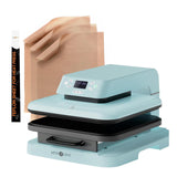 HTVRONT Auto Heat Press Machine for T Shirts - Heat Press 15x15 & Teflon Sheets for Heat Press - 3 Pack Non Stick PTFE Teflon Sheet Reusable 12 x 16" HTVRONT