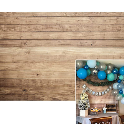 BINQOO 7x5ft Retro Wood Wall Background Rustic Autumn Wooden Wall Background Farm Barn Western Cowboy Wooden Backdrop Props for Baby Shower Birthday Easter Party Eve Studio Props
