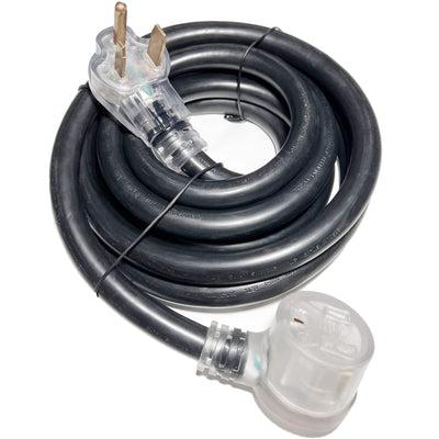 Suplevel 250 Volt Welder Extension Cord 15 Feet, NEMA 6-50 STW 8AWG/3C Heavy Duty Industrial Welder Cord with Lighted End, for Hobart, Lincoln, Miller Welder & EV Charger, ETL Listed