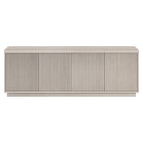 Henn&Hart Hanson TV Stand, 70" Wide, Alder White Henn&Hart