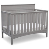 Delta Children Fancy 4-in-1 Convertible Baby Crib - Greenguard Gold Certified, Grey Delta Children