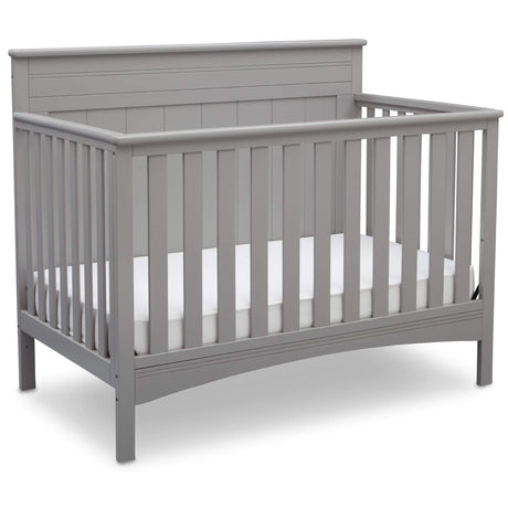 Delta Children Fancy 4-in-1 Convertible Baby Crib - Greenguard Gold Certified, Grey Delta Children