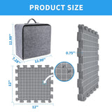 Yrangee Blocking Mats for Knitting & Crochet Project,Extra Thick Blocking Boards with Grids for Needlepoint or Crochet,9 Pack Knitting Mats with 150 T-Pins and Storage Bag Yrangee