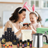 SAEUYVB Candle Making Kit for Adults - Full Set Candle Making Supplies - Soy Candle Kit - DIY Starter Scented Soy Candle Making Kit - Perfect Decoration for Family Life SAEUYVB