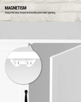 Hzuaneri Bathroom Storage Cabinet, Freestanding Floor Cabinet with Doors and Shelves, Bathroom Storage Unit, Kitchen Cupboard with Open Compartments for Bathroom, Entryway, Modern SC12213X Hzuaneri