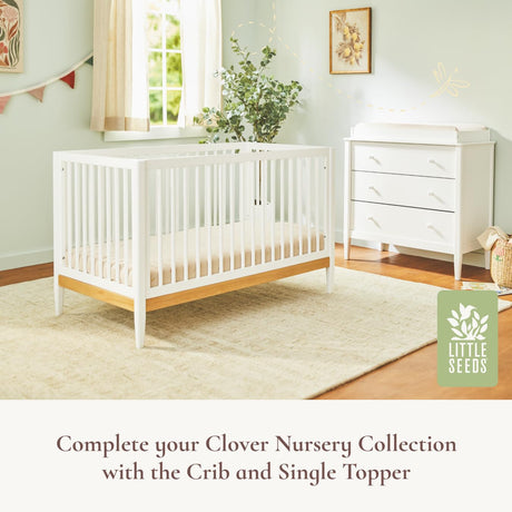 Little Seeds Clover 3-Drawer Dresser, Grove Green Little Seeds