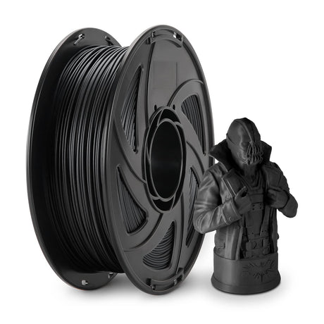 JAREES Petg Filament 1.75,Black Matte Petg 3D Printing Filament 1.75mm Dimensional Accuracy +/- 0.02 mm, 1Kg Spool(2.2lbs),Fit Most FDM Printers JAREES