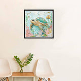 SKRYUIE DIY Diamond Art Kits for Adults Turtle Special Shape - 5D Diamond Painting Kits for AdultsAnimal - Crystal Embroidery Cross Stitch - Craft for Wall & Office Decor 12 x 12 Inch A4 SKRYUIE