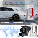 Tesla Supercharger Adapter, NACS to CCS Adapter [Max 500A, 1000V], Fast Charge Your CCS1 EV at Tesla Superchargers, Electric Vehicle Charging Adapter for Ford, Rivian, GM, Volvo and Polestar EVs Bangzi