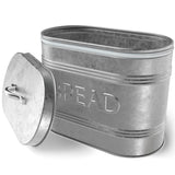 Amici Home, , Rustic Kitchen Galvanized Metal Bread Storage Bin, 288 oz, Gray Amici Home