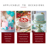 TeamFar 6 Inch Cake Pan, Round Cake Pan Tier Baking Pans Set Stainless Steel, Fit in Pot Pressure Cooker Air Fryer, Healthy & Toxic Free, Mirror Finish & Sturdy, Oven & Dishwasher Safe - Set of 3 TeamFar