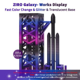 ZIRO Fast Color Changing Twinkling PLA, 1.75mm Filament, Sparkle Glitter with Colorful Transluent PLA, 3D Printing Material,1kg Spool, Dimensional Accuracy +/-0.03mm, Galaxy ZIRO
