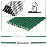 60 PCS Greenhouse Hoops Grow Tunnel 10 Sets of 8.5 FT Long Garden Hoops Kit, RIFNY Rust-Free Fiberglass Raised Beds Hoops for Garden Netting, DIY Garden Support Hoops Arch Frame RIFNY