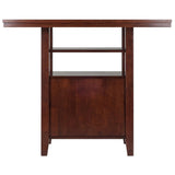 Winsome Albany High Dining Table, Walnut, 29.92 in x 41.73 in x 35.83 in Winsome