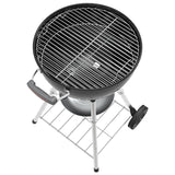 Megamaster Premium Charcoal Grill, 18" Heavy Duty Charcoal Kettle Grill, Outdoor Cooking, Camping Patio, Backyard, Tailgating, Black Megamaster