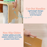 ECR4Kids Bentwood Lap Desk with Handles, Activity Table, Natural ECR4Kids