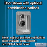 Salsbury Industries 51368BL-U Single Tier 45-Inch Wide 6-Feet High 18-Inch Deep Unassembled Extra Wide Standard Metal Locker, Blue Salsbury Industries
