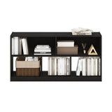 Furinno DALY Book Shelf, 5-Cube Bookshelf, Horizontal Cube Storage Organizer Bookcasde, 10.9 x 47.2 x 23.6, for Living Room, Bedroom, Home Office, Espresso Furinno