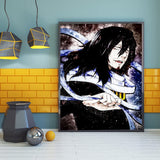 DIY 5D Diamond Painting Anime by Number Kits Full Drills for Adults, Cross Stitch Crystal Rhinestone Embroidery Pictures Arts Craft for Home Wall Decor Gift.(M-H-A-210-30X40) vodwml