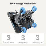 Real Relax Favor-06 Brown and Black Full Body Zero Gravity SL-Track Shiatsu Massage Chair Recliner with Heat, Bluetooth Foot Roller, 3D Massage, Airbag Massage, App & Remote Control Real Relax