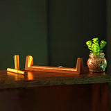 Personalized Light Up Desk Name Plate | New Job Promotion Gifts for Boss, Coworker, Friend | Office Table Decor from Wood for Men, Women | Custom HEGANITS